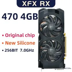 Placa de vídeo XFX RX 470 4GB 256bit GDDR5 | R$474