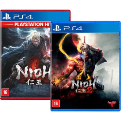 Game Nioh 2 - PS4 + Game Nioh Hits - PS4 | R$169