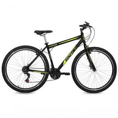 (APP) Bicicleta South Aro 29 Aço Freio 18 Marchas Preto Verde