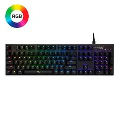 Teclado Mecanico Alloy FPS RGB Preto com Luz RGB, HyperX, HX-KB1SS2-US