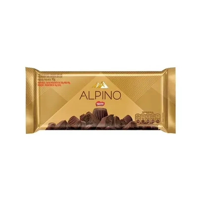 [Leve 3 ]Barra de Chocolate Alpino Nestlé - 90g