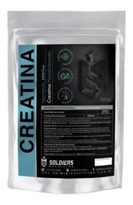 Creatina Monohidratada Soldiers Nutrition 500G 