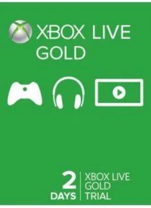 Xbox Live Gold 2 Days Trial Code Global @SCDKey por R$ 3