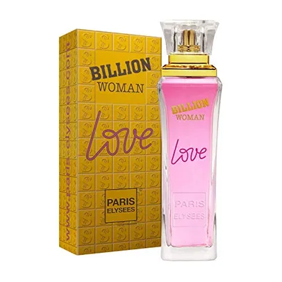 Perfume Eau de Toilette Billion Woman Love, Paris Elysees, 100 ml