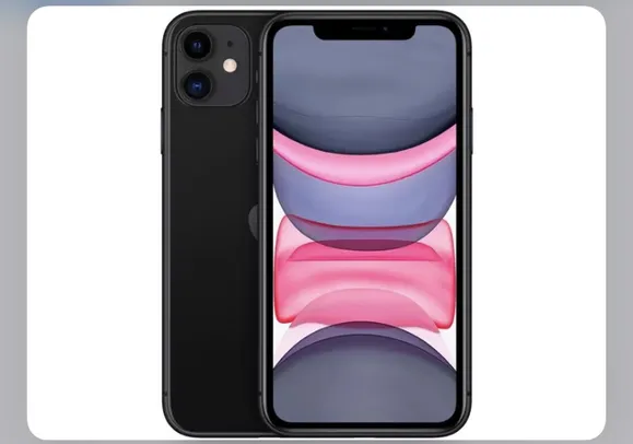 iPhone 11 Apple 64GB Preto 6,1” 12MP iOS