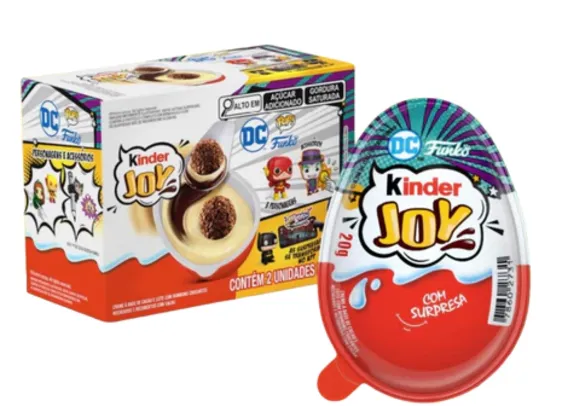 (100% de Cashback) Chocolate Kinder Ovo Joy 2 Unidades De 20g