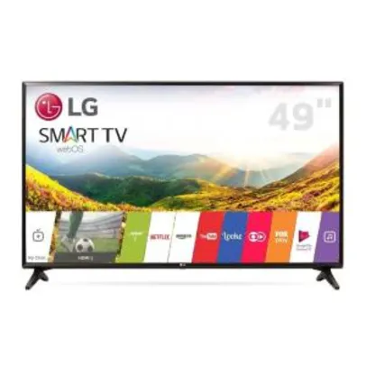 Smart TV LED 49" Full HD LG 49LJ5550 com Painel IPS, Wi-Fi, WebOS 3.5, Time Machine Ready, Magic Zoom, Quick Access, HDMI e USB - R$2299