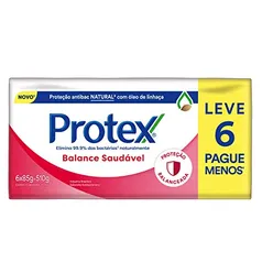 Protex Sabonete em Barra Balance Saudável( 6x85g), 510g, 6 unidades