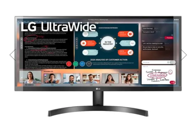 Monitor UltraWide LG 29'' 21:9 Full HD 75Hz IPS 5ms HDMI FreeSync - 29WL500-B