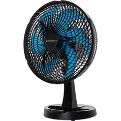 Ventilador De Mesa Cadence VTR560 New Windy 3 Velocidades Preto/Azul