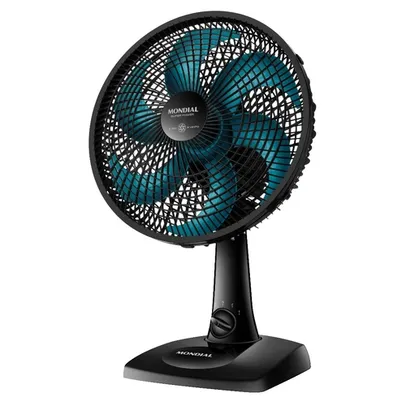 Ventilador de mesa 30cm Mondial VSP-30-AP Super Power preto/azul