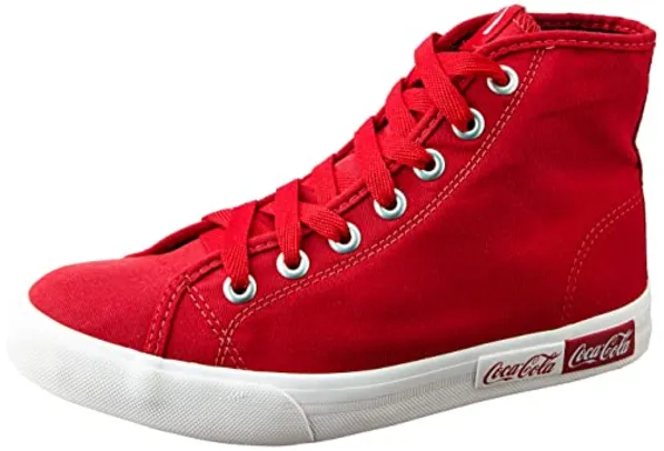 Tênis Coca-Cola Shoes, Blend Basic Hi, Unisex, Vermelho