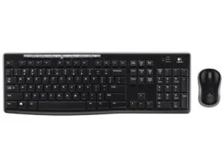 Kit Teclado e Mouse Sem Fio Wireless - Logitech MK270 - R$95