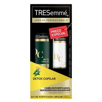 Kit Shampoo 400ml + Condicionador 200ml TRESemmé Detox Capilar