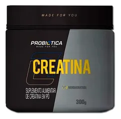 Creatina Pura Monohidratada Pote 300g - Probiótica