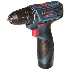 Parafusadeira/Furadeira 3/8" Bosch GSR 120-LI, 12V, 1 Bateria 2,0Ah e Carregador Rápido - Bivolt | R$400