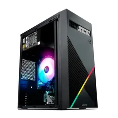 Gabinete Gamer Liketec One, Mid Tower, RGB, ATX, Preto - GL-ONE-1