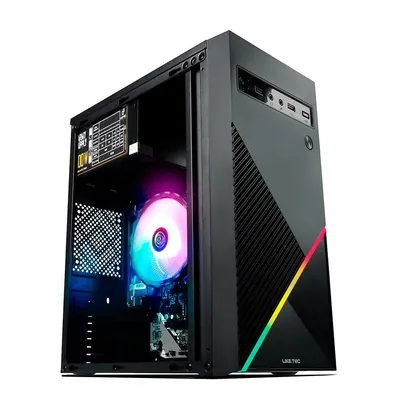 Gabinete Gamer Liketec One, Mid Tower, RGB, ATX, Preto - GL-ONE-1