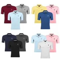 [PRIME] Kit 03 Camisas Gola Polo Marine | R$81