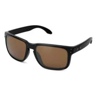 Óculos de Sol Oakley Holbrook Masculino - Marrom e Preto