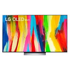 Smart TV LG 55&quot; 4K OLED55C2 Evo 120Hz Mais Brilho G Sync FreeSync 4x HDMI ThinQAI Google Alexa