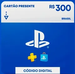  R$300 PlayStation Store - 10% OFF - Cartão Presente Digital (Gift Card PSN) [Exclusivo Brasil] | Hype Games