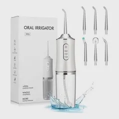 [AME R$ 53] Jato D'água Irrigador Oral Higiene Limpeza Bucal E Dental Gengiva Portátil Recarregável