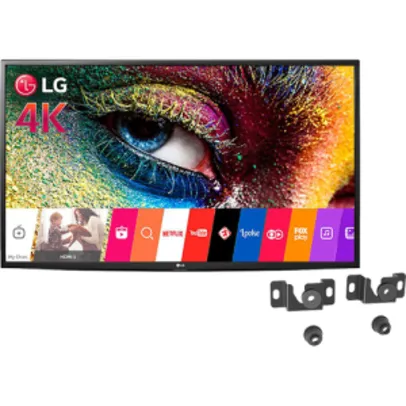 Smart TV LG WebOS 3.0 LED 43" Ultra HD 4K 43uh6000  + suporte por R$ 1999