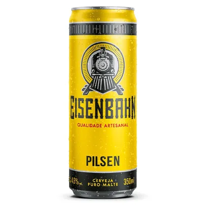 [REGIONAL] Cerveja Eisenbahn Pilsen Puro Malte Lata 350ml