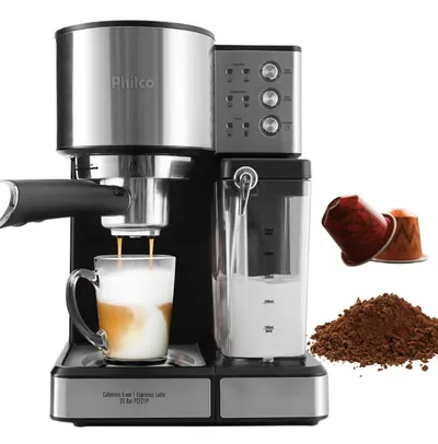 Cafeteira Philco Espresso Latte 5 em 1 20BAR PCF21P