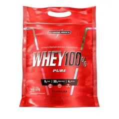 Whey 100% Pure 1,8kg Pouch Integralmedica - Baunilha