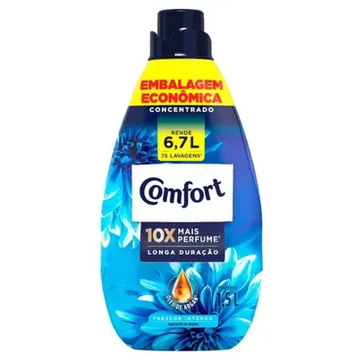 [LV02PG01][R$ 12 cada] Amaciante Concentrado Comfort Frescor Intenso 1,5 Litros