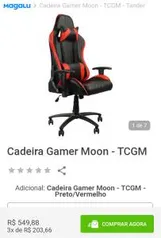 Cadeira Gamer Moon - TCGM - Tander | R$550