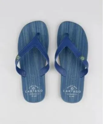 Chinelo masculino cartago - azul | R$16