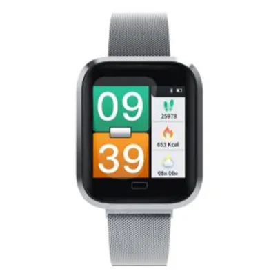 Smartwatch Bakeey M36 com medidor de pressão e oxigenação do sangue - R$57