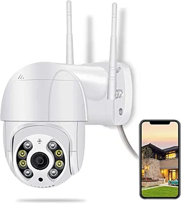 Wifi Hd 1080p A8 Câmera de Segurança, Câmera Ip Icsee Prova D'água Infravermelho Externa Smartcamera