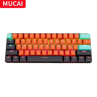 [Moedas R$ 77] [Leve 2] Teclado Mecânico MUCAI MKA610 RGB