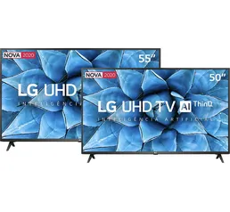 2 SMART TVS LG 55” E 50” IA BLUEETOTH | R$ 4274