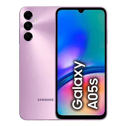 Smartphone Samsung Galaxy A05s 128GB Violeta 4G 6,7 6GB RAM Câmera Dupla 50MP Selfie 13MP Dual 