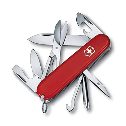 Saindo por R$ 232,7: Victorinox Canivete de bolso Swiss Army Tinker, vermelho - Super Tinker, 91 mm | Pelando