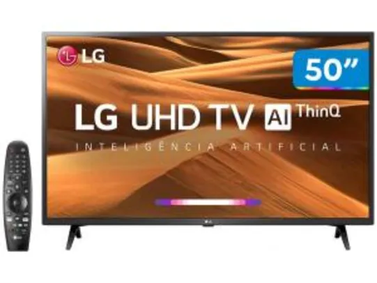 Smart TV 4K LED 50" LG 50UM7360PSA Wi-Fi - Inteligência Artificial Controle Smart Magic R$ 1852
