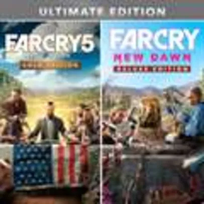 Far Cry 3, 5 e New Dawn | R$80