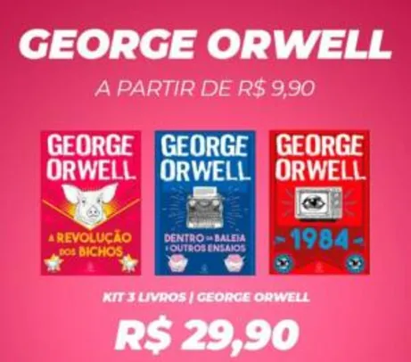 Kit de 3 Livros | George Orwell | R$24