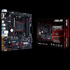 Placa Mãe AMD AM4 Asus PRIME B450M Gaming/BR M.2 Aura Sync