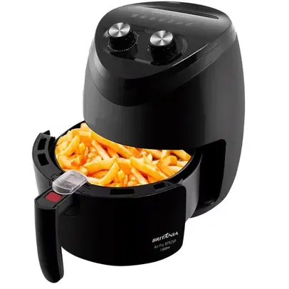 Fritadeira Elétrica Britânia Air Fry BFR25P Antiaderente com Timer 4L 1500W - 110V