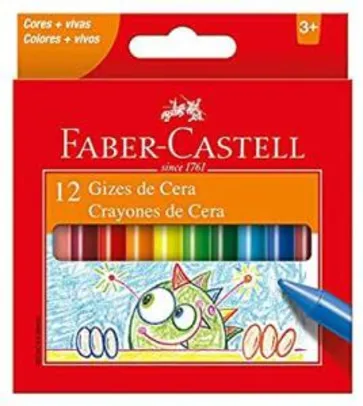 Faber-Castell 141012N - Giz de Cera, 12 Cores