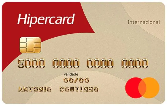 Cartão Hipercard Mastercard Internacional