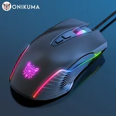 Mouse Gamer Onikuma 6400 dpi 7 botões programáveis