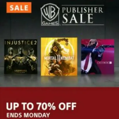 PSN - Promoção Warner Games