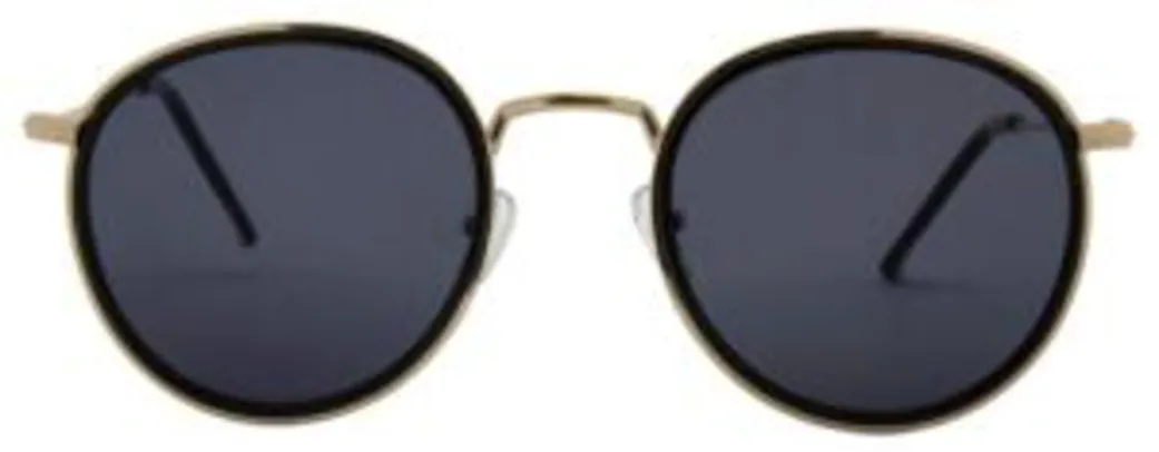 Saindo por R$ 53: Óculos de Sol LPZ Lajeado - Dourado - C3/50 | R$53 | Pelando